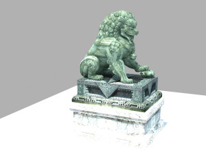 Stone lion Modelo 3D