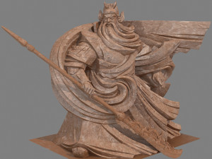 Guan Yu Modelo 3D