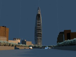 Urban architecture 3D Model
