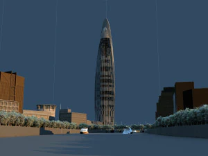 Urban architecture 3D Model