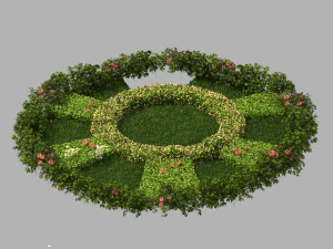 パルテール 3Dモデル