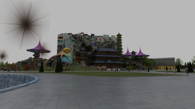 Castle 3D 모델 .c4d .max .obj .3ds .fbx .stl .blend 