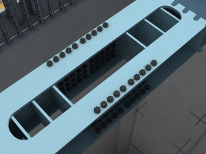 Bridge construction site 3Dモデル
