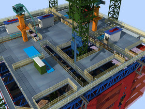 Construction site 3D Model