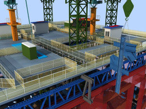 Construction site 3D Model
