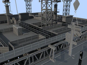 Construction site 3D Model