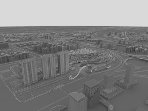 Urban architecture 3D Model