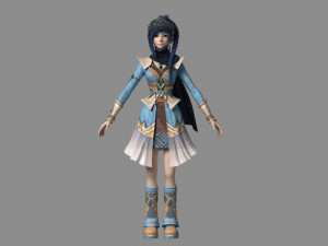 Girl 3D 모델