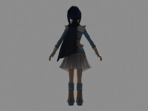 Girl 3Dモデル
