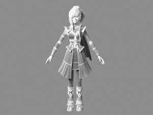 Girl 3D Model