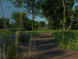 Wet land 3D 모델