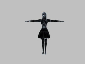 소녀 3D 모델
