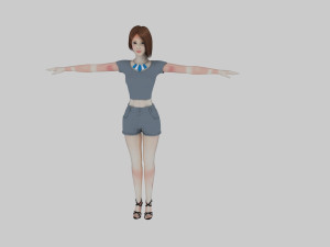 Girl 3Dモデル