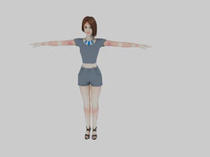 Girl 3D Model