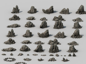 Rock 3D 模型