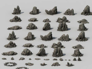 Rock 3D Model