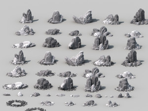 Rock 3D 模型