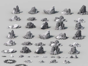 Rock 3D Model