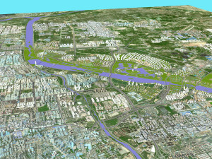 Urban architecture Model 3D