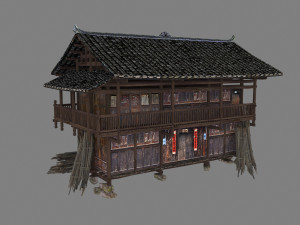 Folk house Modelo 3D