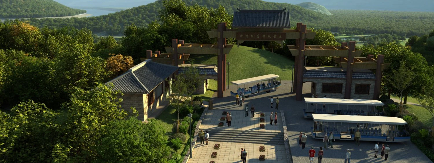 Mountain village 3D Model .c4d .max .obj .3ds .fbx .stl .blend 