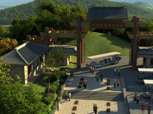 Mountain village 3D Model