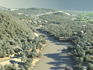 Mountain village 3D मॉडल