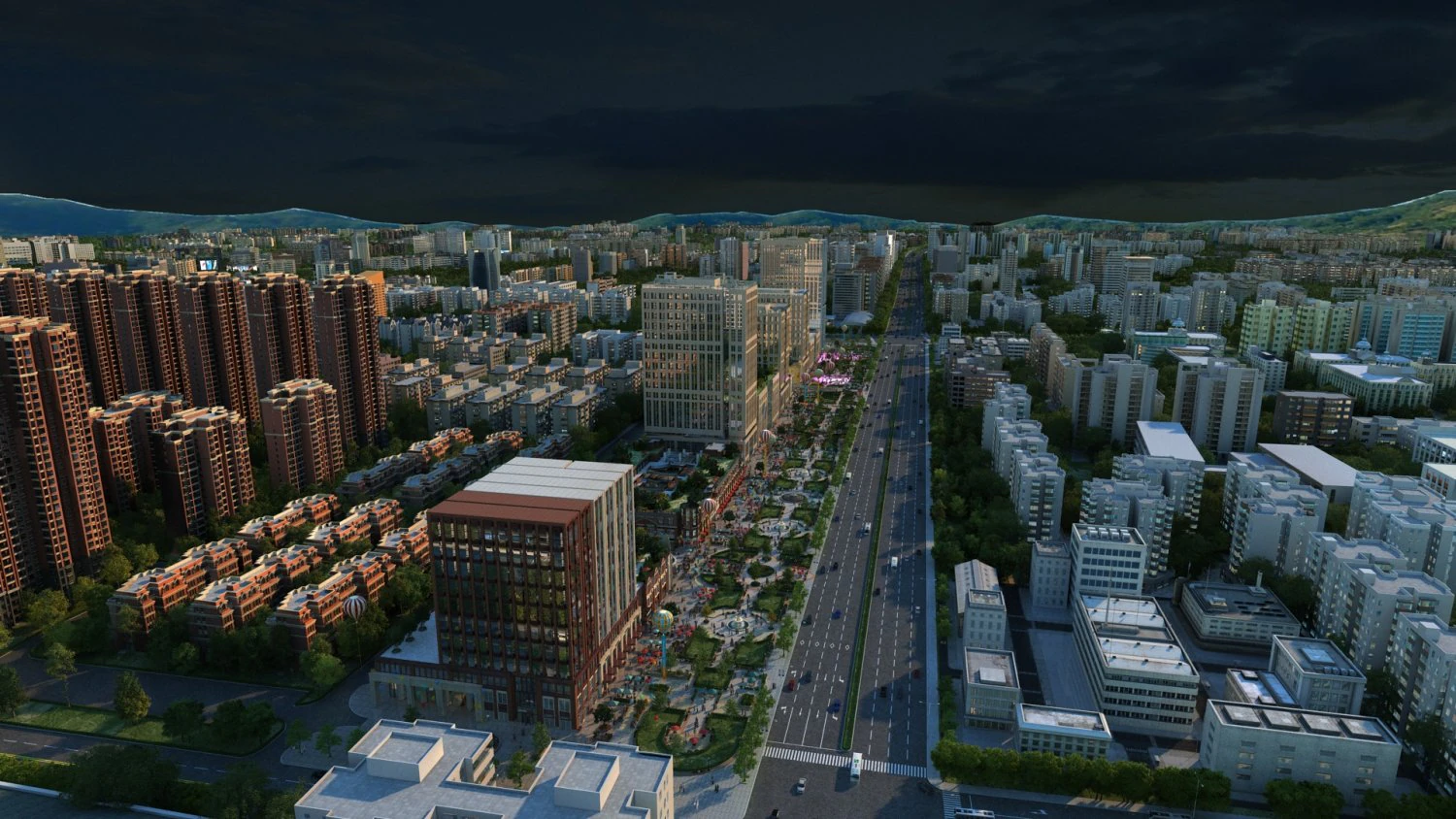 Urban architecture 3D Model .c4d .max .obj .3ds .fbx .stl .blend 