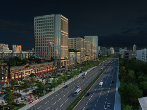 Urban architecture 3D Model