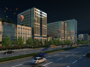 Urban architecture 3D Model