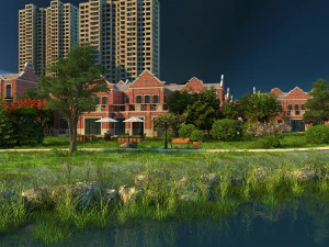 Arquitectura urbana Modelo 3D