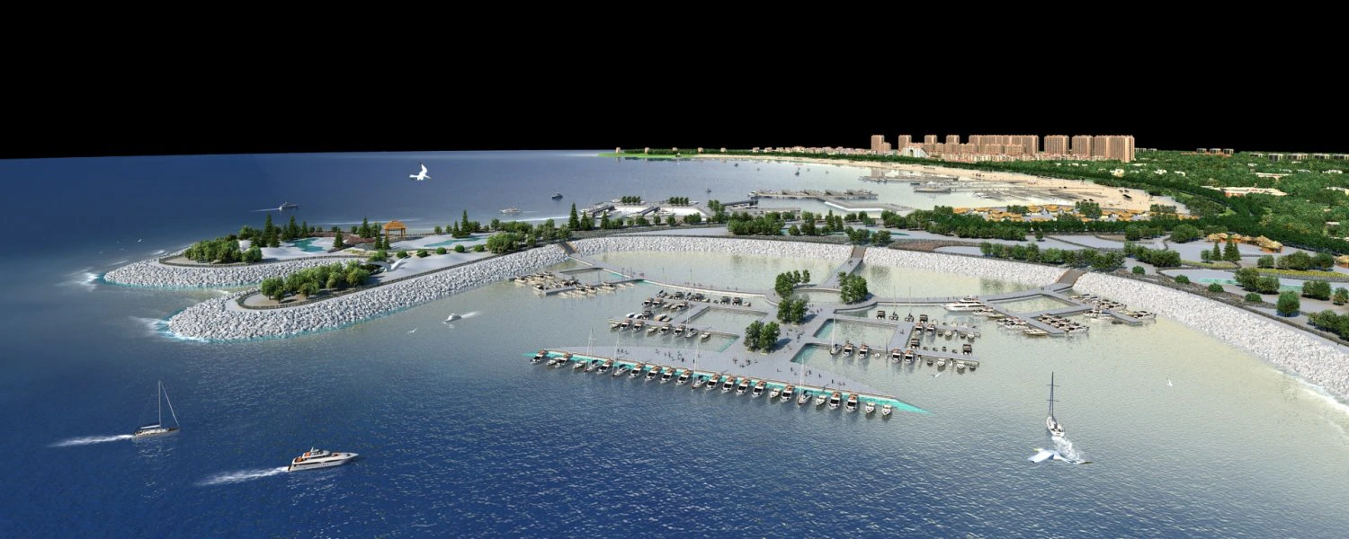 Harbor 3D Model .c4d .max .obj .3ds .fbx .stl .blend 