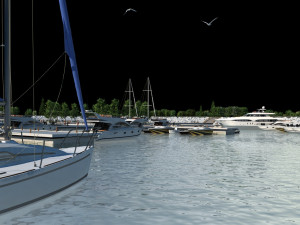Harbor 3D Model