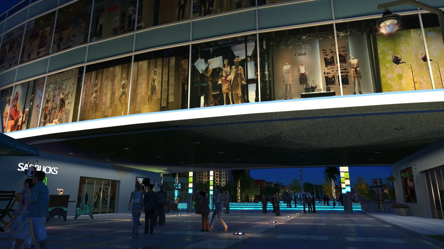 Urban architecture 3D Model .c4d .max .obj .3ds .fbx .stl .blend 