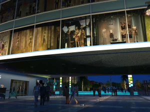 शहरी वास्तुकला 3D मॉडल