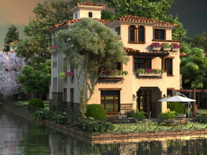 Urban architecture 3D-Modell