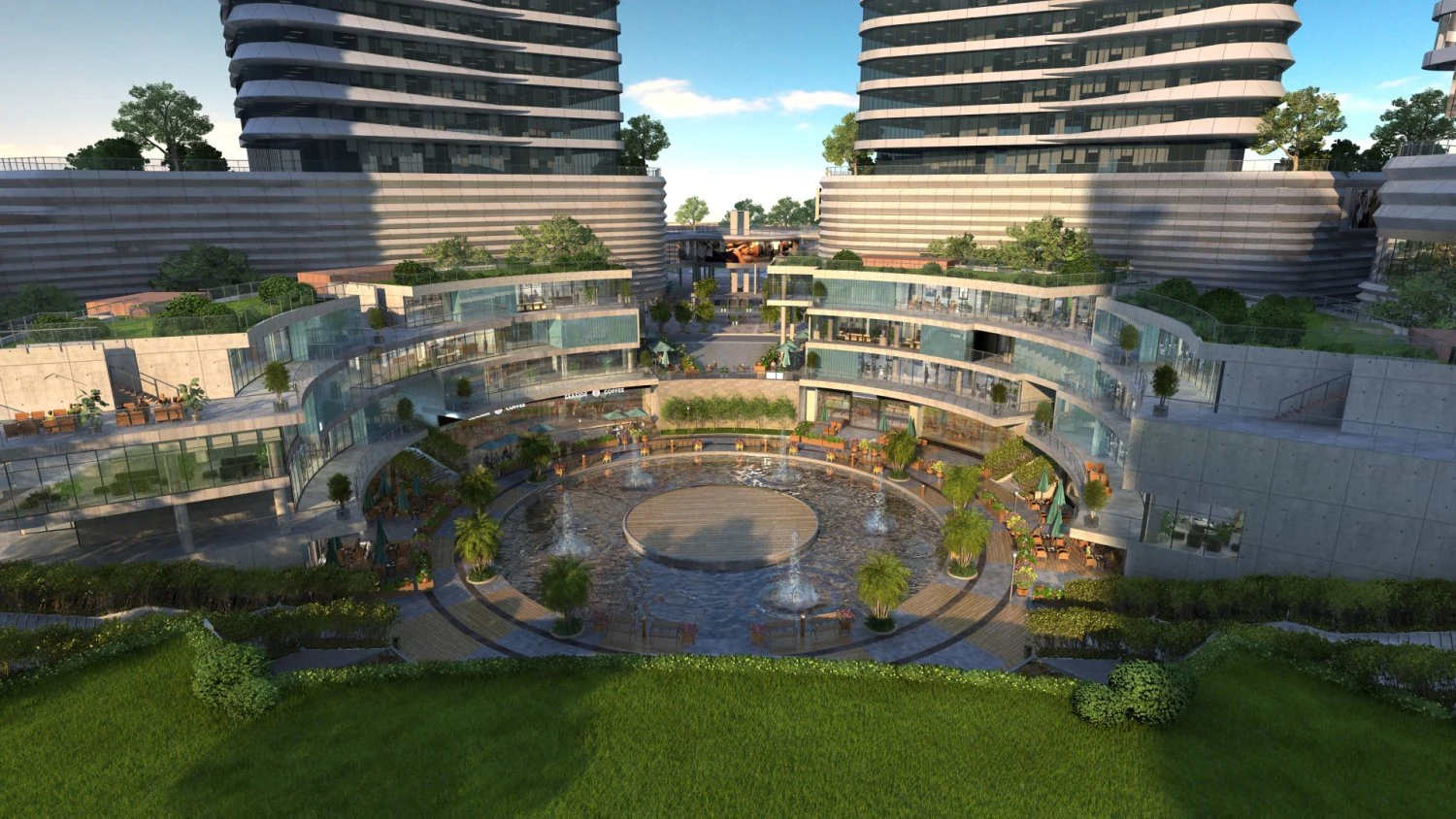 Urban architecture 3D Model .c4d .max .obj .3ds .fbx .stl .blend 