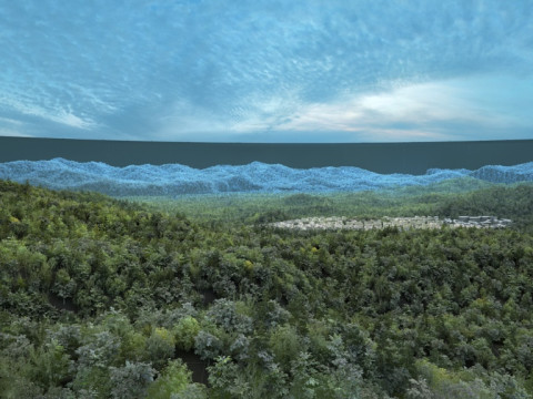 Buddha in the mountain 3D Model