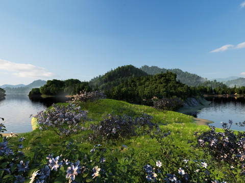 Mountain 3D 모델