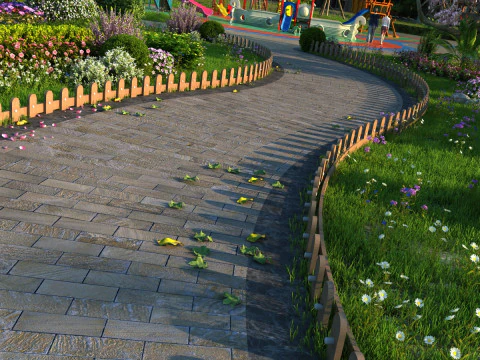 Park 3D Model
