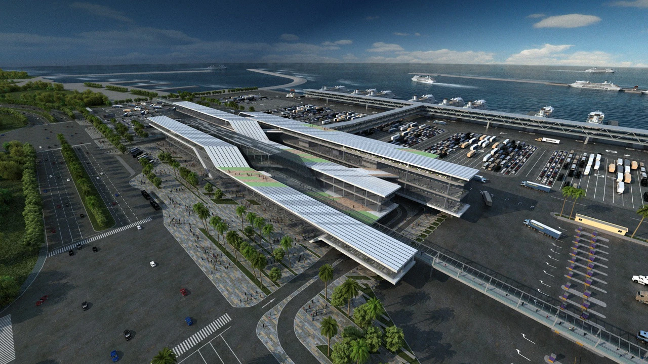 Harbor 3D Model .c4d .max .obj .3ds .fbx .stl .blend 