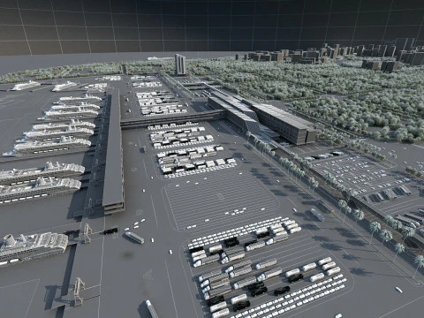 Harbor 3D Model