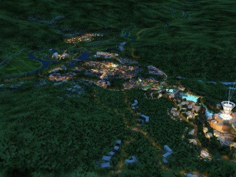 Small town 3D Model
