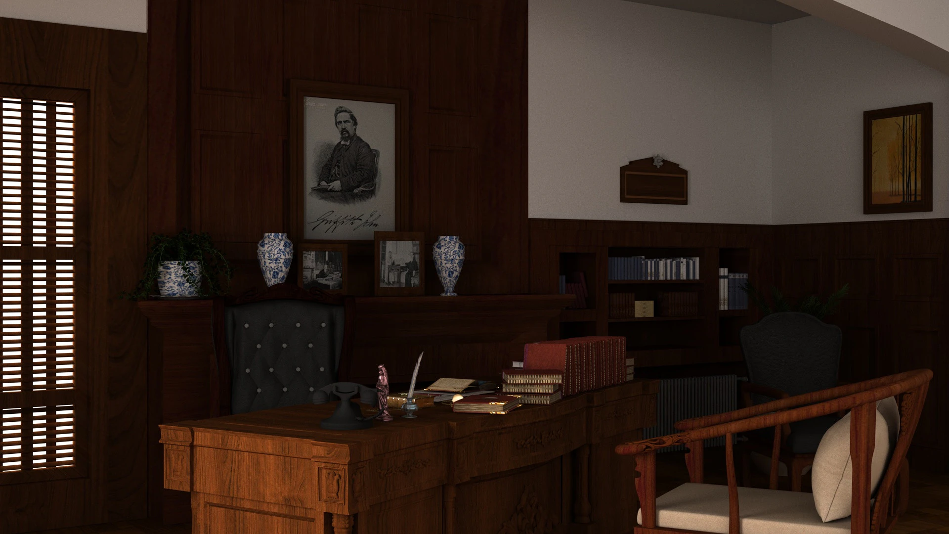 Study 3D Model .c4d .max .obj .3ds .fbx .stl .blend 