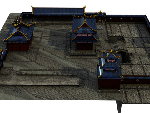 Ancient building Modelo 3D