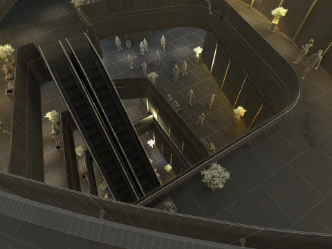 Shopping mall 3D Model