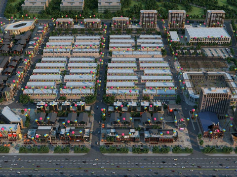 Logistic Warehouse 3D Model