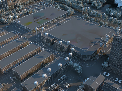 Logistic Warehouse 3Dモデル
