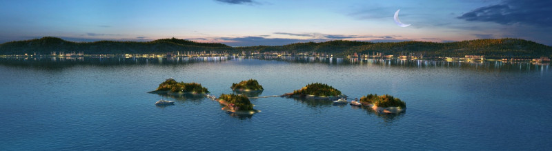 Small island 3D 모델 .c4d .max .obj .3ds .fbx .stl .blend