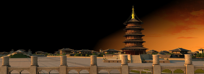 Ancient building Modelo 3D .c4d .max .obj .3ds .fbx .stl .blend 